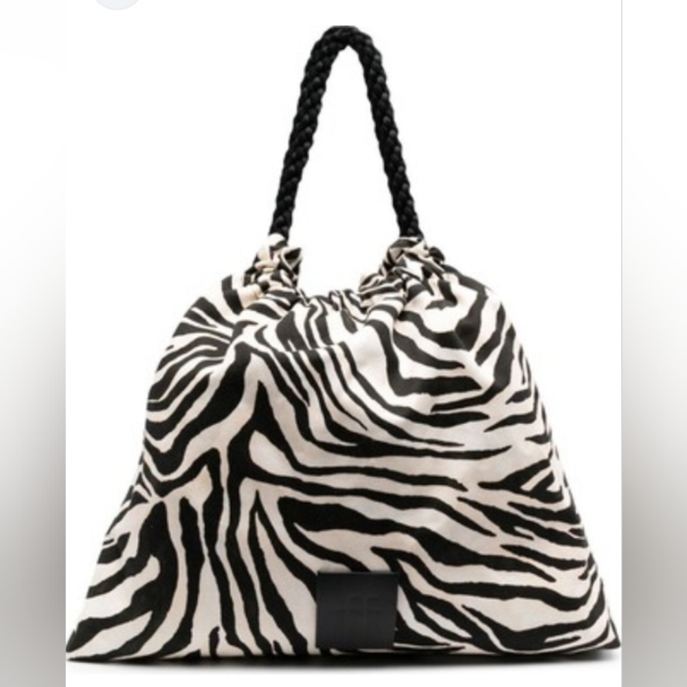 Forte cotton zebra tote